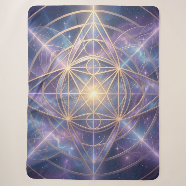 Ethereal Vision – Beyond Reality24 Sherpa Blanket (Front)