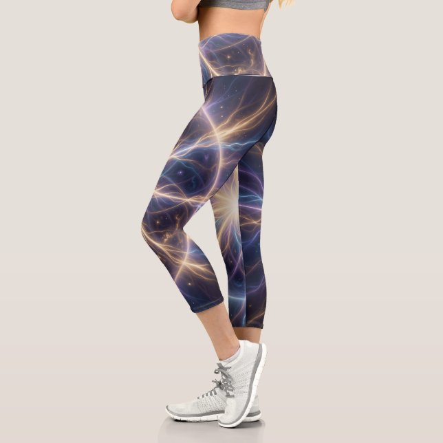 Ethereal Vision – Beyond Reality.71 Capri Leggings (Left)