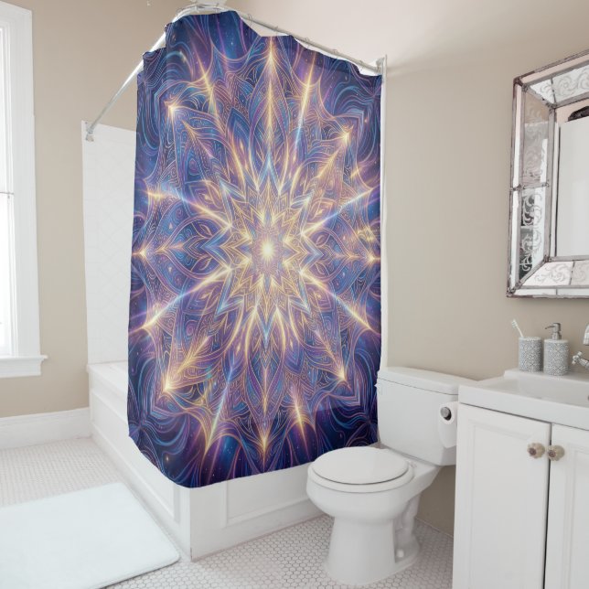 Ethereal Vision – Beyond Reality.94 Shower Curtain (In Situ)