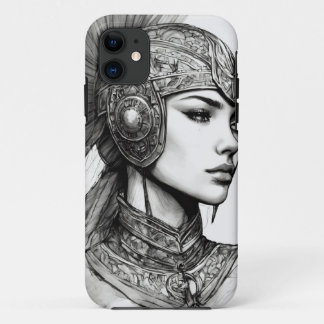 "Ethereal Warrior: Profiling the Inner Goddess in  iPhone 11 Case