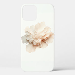 Ethereal White Petal Abstract Phone Case - Minimal