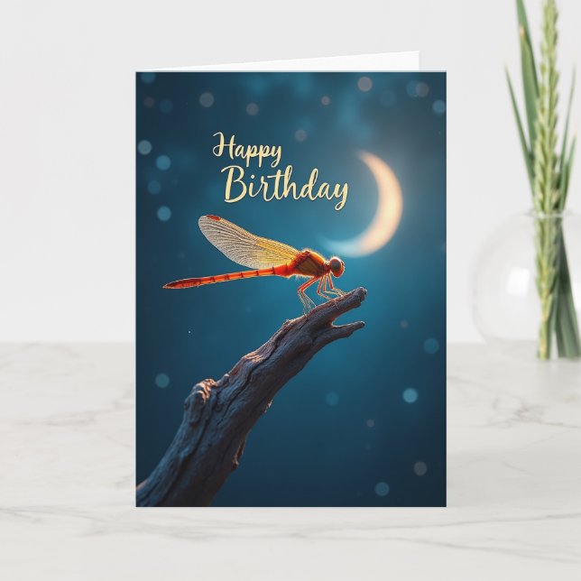 Ethereal Wing Birthday Card (Front)