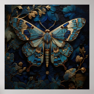 Ethereal Wings - Butterfly Digital Art Poster