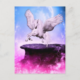 Ethereal wings dreamscape postcard