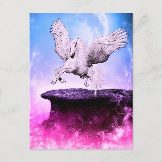 Ethereal wings dreamscape postcard (Front)