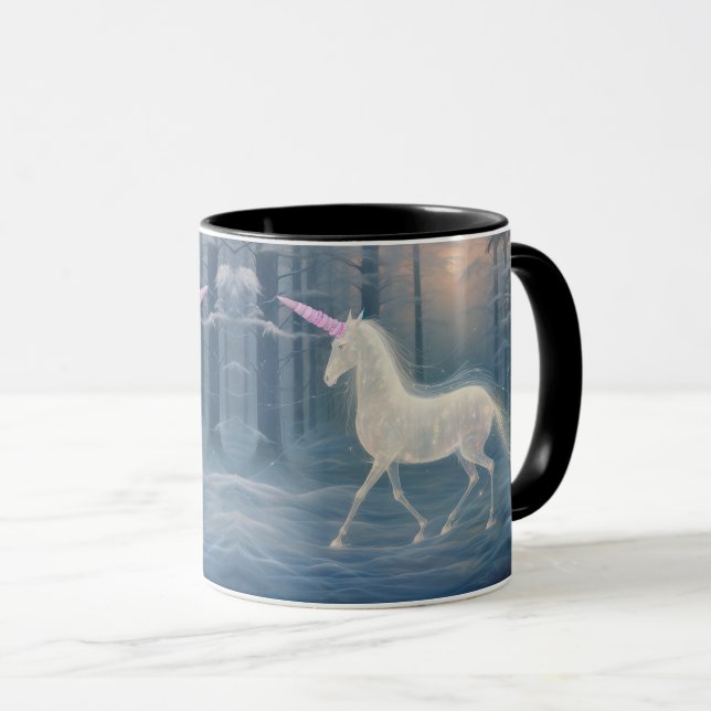 Ethereal Winter Unicorn Coffee/Tea Mug (Front Right)