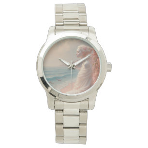 Ethereal Woman on Dreamy Beach Watch