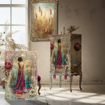 Ethereal Woman, Vintage Nouveau, Mixed Media Tissue Paper<br><div class="desc">Ethereal Woman,  Vintage Nouveau,  Mixed Media,  Digital Art,  Decoupage Tissue Paper. Visit my shop for the matching prints to this 3 piece collection.</div>