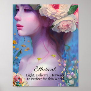 Ethereal Women, Spirit Guide, Angel , Fairy  Poster
