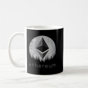 Ethereum Coin Moon Logo Crypto Token Hodl ETH Cryp Coffee Mug