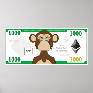 Ethereum Crypto NFTs (Bitcoin) Poster