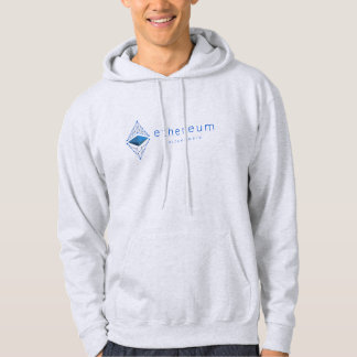 Ethereum (ETH) Blockchain Blue Graphic Hoodie