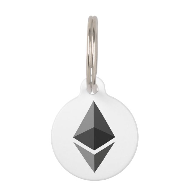 Ethereum ETH Pet Tag (Front)