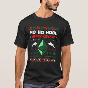 Ethereum Funny Ugly Christmas Sweater Design Retro