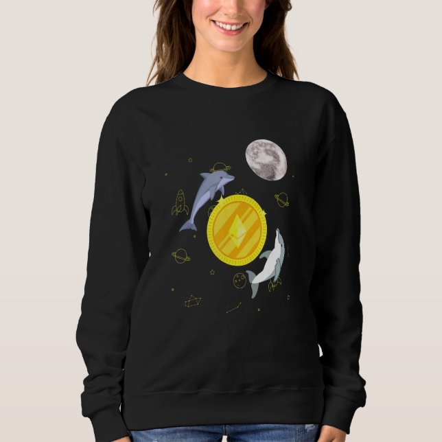 Ethereum In Space Sweatshirt (Front)