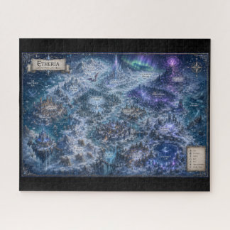 Etheria (Fantasy World Map) Jigsaw Puzzle