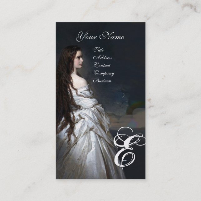 ETHERNAL BEAUTY Hair Salon Day Spa., Makeup Artist Business Card (Front)