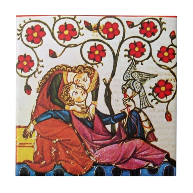 ETHERNAL LOVE ,white Tile (Front)