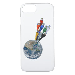 Ethernet Network Connected Earth iPhone 8/7 Case