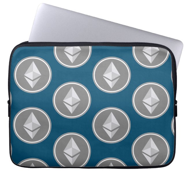 ETHERUM STYLE  LAPTOP SLEEVE (Front)