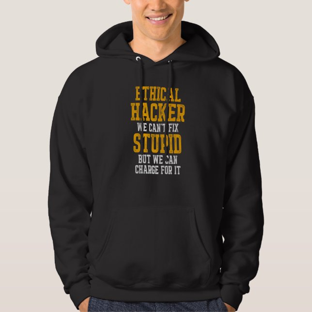 Ethical Hacker Cybersecurity It Pen Tester  5 Hoodie (Front)