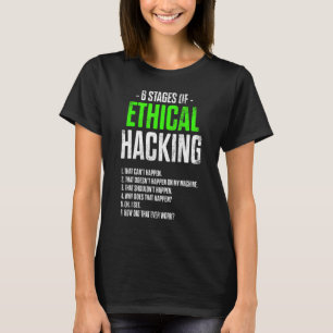 Ethical Hacker Cybersecurity It Pen Tester T-Shirt