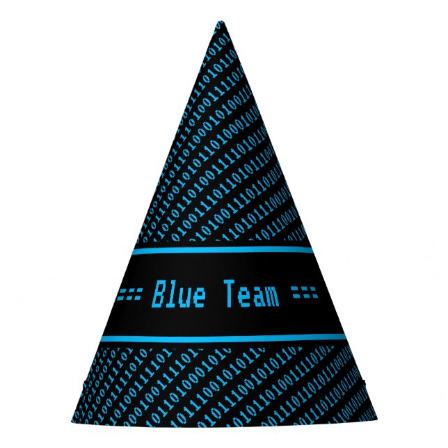 Ethical Hacking Blue Team Pen Testers Celebration Party Hat (Front)