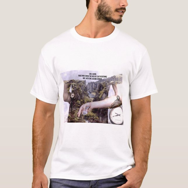 Ethics and Path of Least Resistance Mans TShirt (Front)