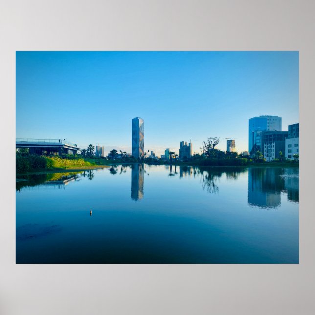 Ethiopia Addis Ababa Skyline Friendship Park Poster (Front)