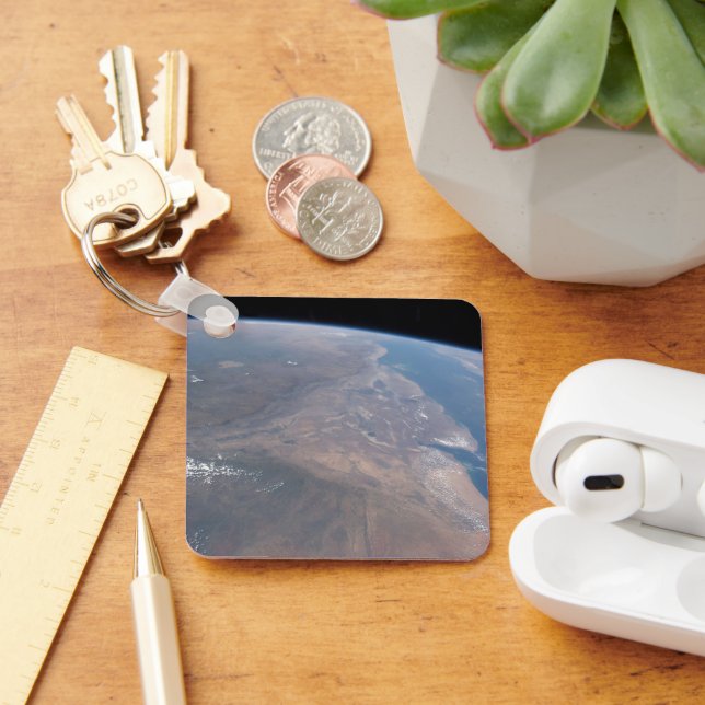 Ethiopia And Part Of The Red Sea Key Ring (Desk)