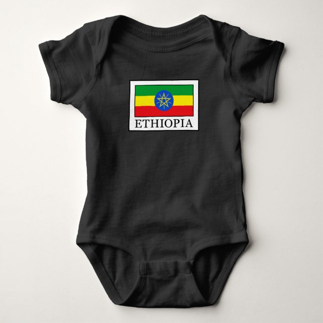 Ethiopia Baby Bodysuit (Front)