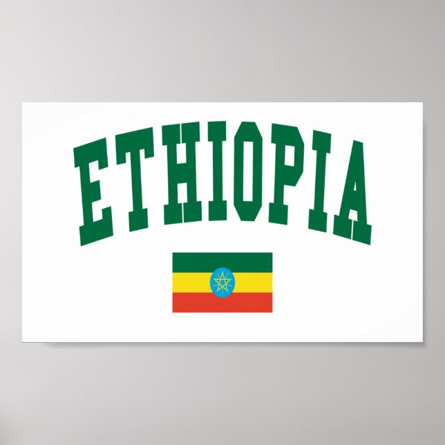 Ethiopia College Style Poster (Front)
