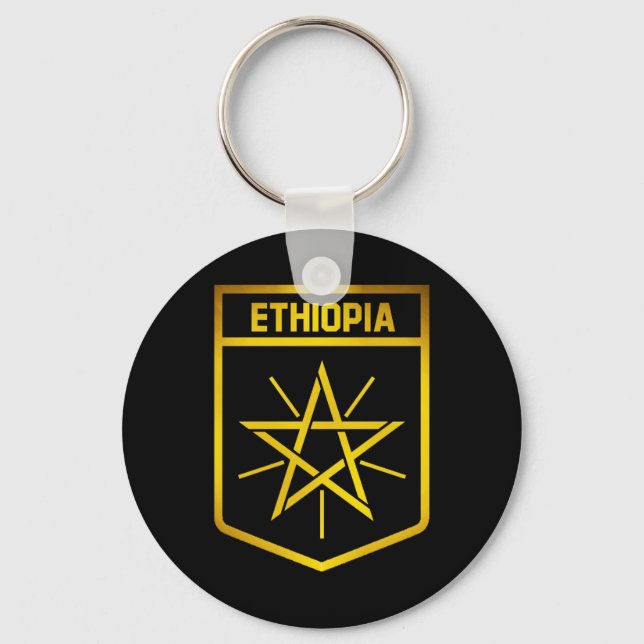 Ethiopia Emblem Key Ring (Front)