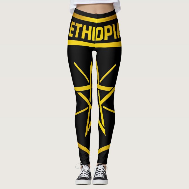 Ethiopia Emblem Leggings (Front)