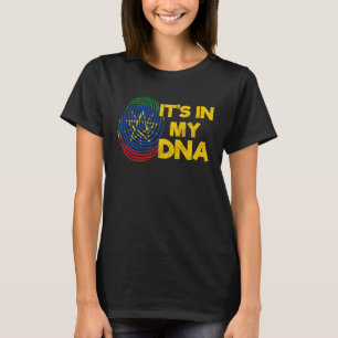 Ethiopia Ethiopian DNA Africa Flag Proud Love Mela T-Shirt