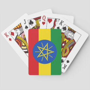 Ethiopia (Ethiopian) Flag Playing Cards