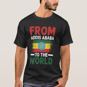 Ethiopia Ethiopian Flag T-Shirt