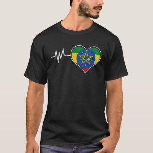 Ethiopia Ethiopians Africa Flag Proud Love Melanin T-Shirt