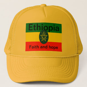 Ethiopia faith and hope trucker hat