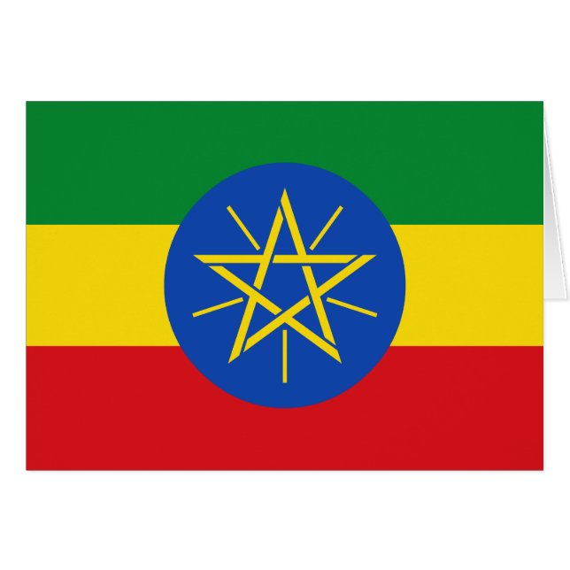 Ethiopia Flag (Front Horizontal)