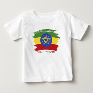Ethiopia flag baby T-Shirt