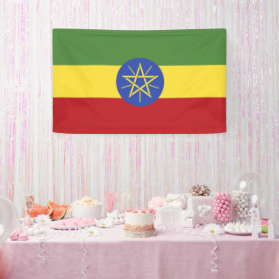 Ethiopia flag banner