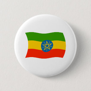 Ethiopia Flag Button