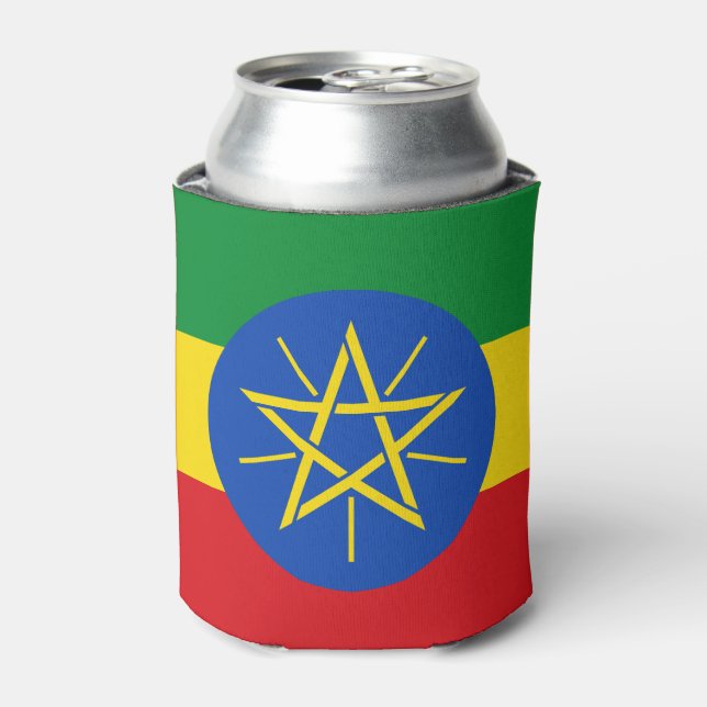 Ethiopia Flag Can Cooler (Can Front)
