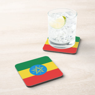 Ethiopia Flag Coaster
