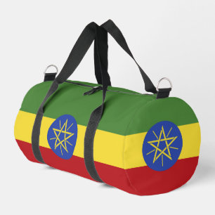 Ethiopia flag duffle bag