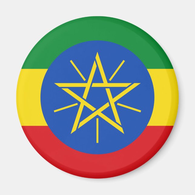 Ethiopia Flag ET Magnet (Front)