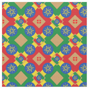 Ethiopia Flag & Ethiopia Trendy Fabric /fashion