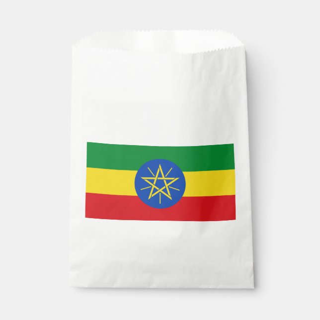 Ethiopia Flag Favour Bag (Front)