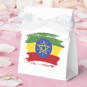 Ethiopia flag favour box